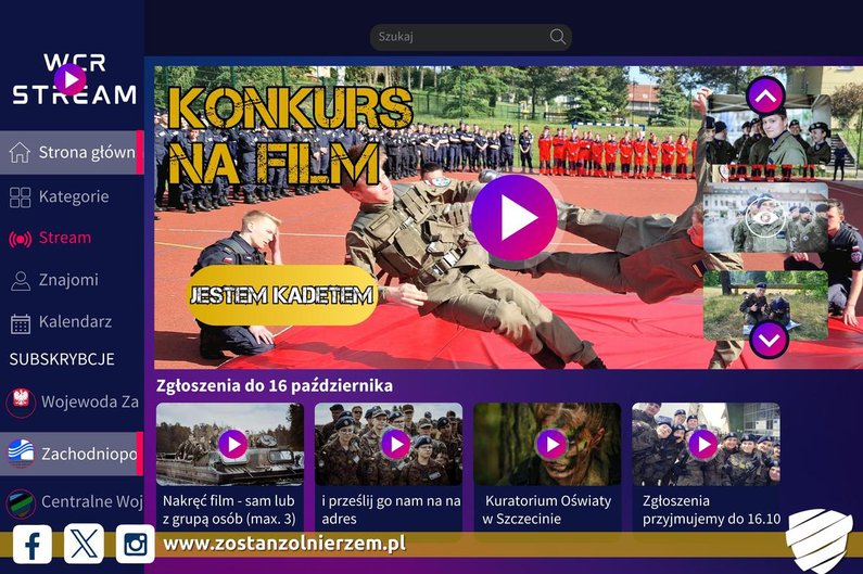 Konkurs na film „Jestem Kadetem…”